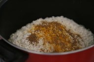 Making Mansaf Recipe rice