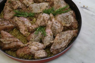 Making Freekeh Middle Eatern Arabian Cuisine raw