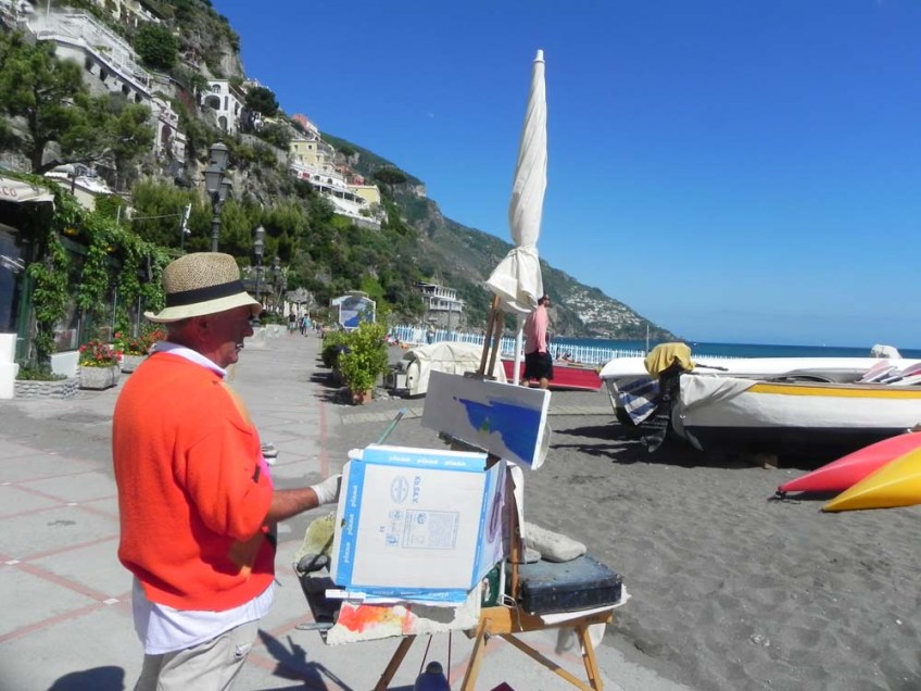 Positano Amalfi Coast Italy Painting
