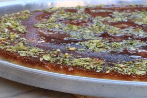 Knafeh the famous Nabulsi Dessert