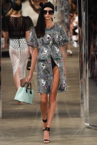 Pattern Dress New York Fashion Week Spring Summer 2015