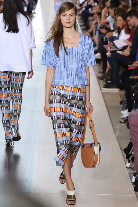 Pattern skirt New York Fashion Week Spring Summer 2015