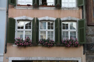 Baroque city Medieval town windows
