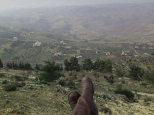 On the way to AL-Salt AsSalt AlSalt Jordan sitting on a cliff overlooking the city in Jordan