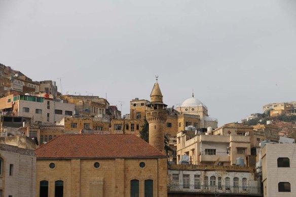 Al Salt, AsSalt, Al-Salt, AlSalt, Jordan، مدينة السلط الاردن, ancient city and architecture  over looking the view of the city old  stacked houses