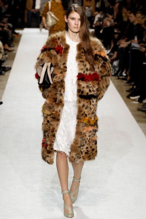 brown coat Fur for winter