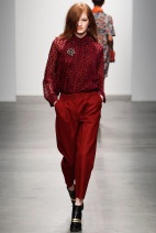 red Head to toe one Mono color winter ready to wear