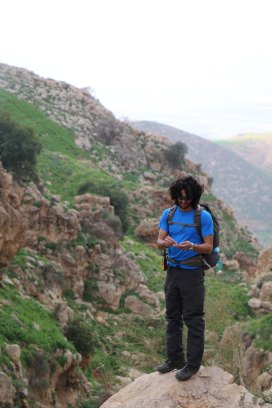 Hiking through Wadi Rayan Yabis between Ajloun and Jordan Valley