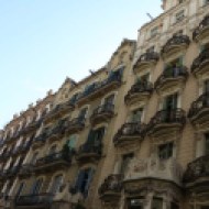 Balconeys Old houses and architecture in Barcelona by Gaudi and others