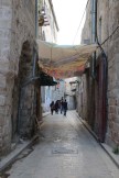 This is a street in Nablus Palestine West Bank - Israeli Palestinian conflict