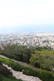 مدينة حيفا فلسطين، overlooking the streets and sea of Haifa Palestine Israel