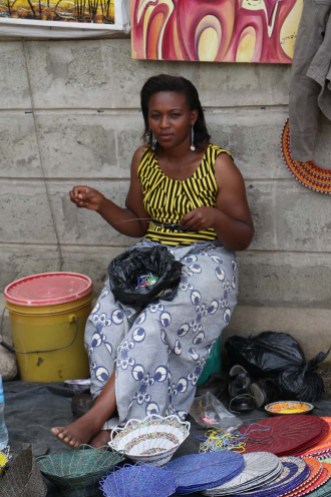 Tanzanian Woman, Artists, Arusha market