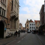 street, bruges, belgium
